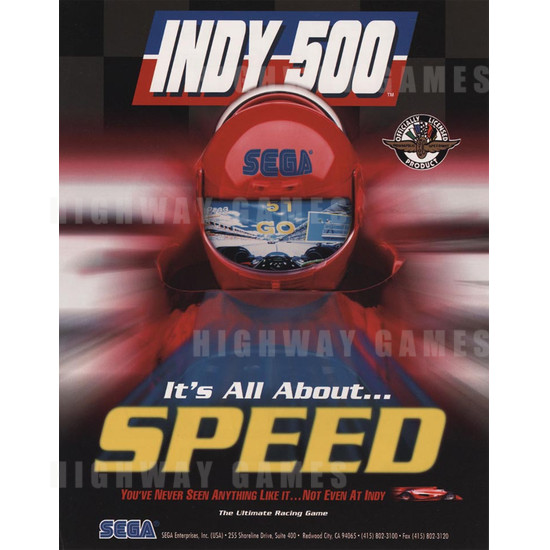 Indy 500 Twin - Brochure Front