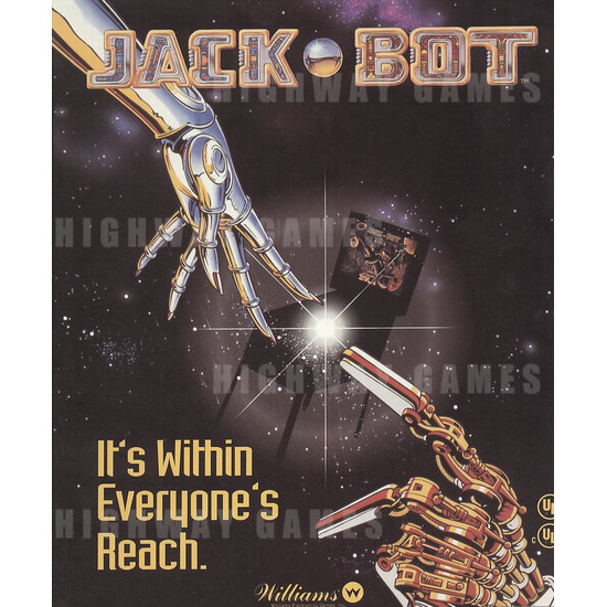 Jack Bot Pinball (1995) - Brochure Front