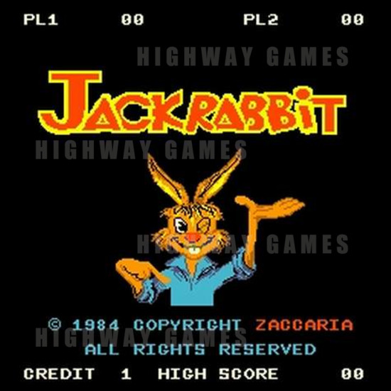 Jack Rabbit - Title Screen 24KB JPG