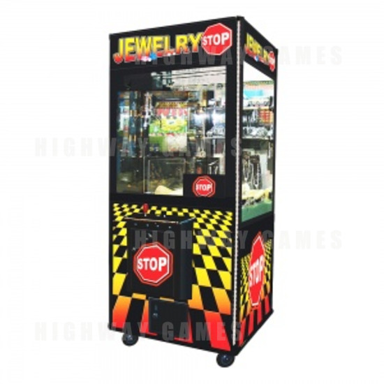 Jewelry Stop Crane Redemption Machine - Jewelry Stop Cabinet