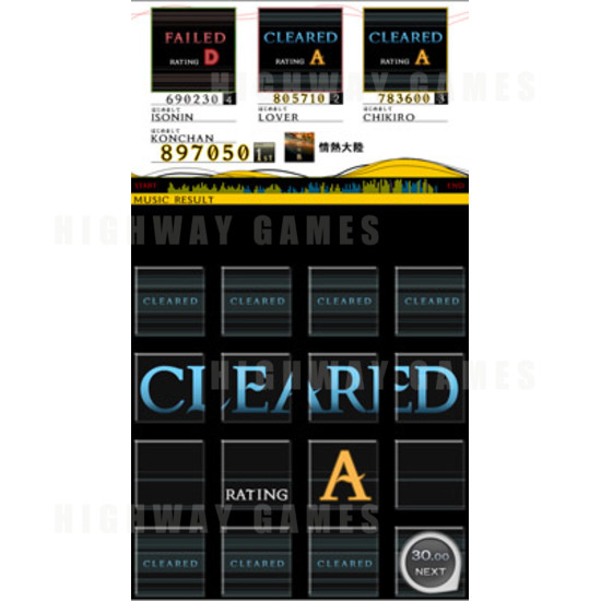 Jubeat Knit Arcade Machine - Screenshot