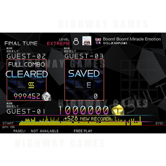 Jubeat Saucer Fulfill Arcade Machine - Screenshot 3