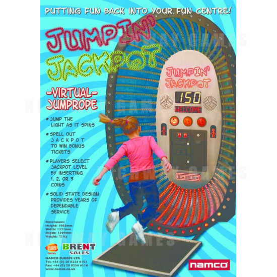 Jumpin Jackpot Redemption Machine - Brochure