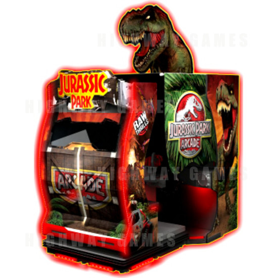 Jurassic Park Arcade Deluxe Motion Edition Machine - Jurassic Park Motion Deluxe Arcade Machine