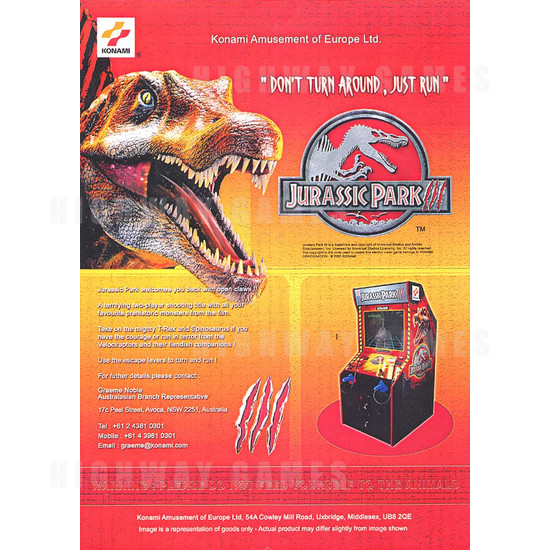 Jurassic Park III - Brochure Alternate
