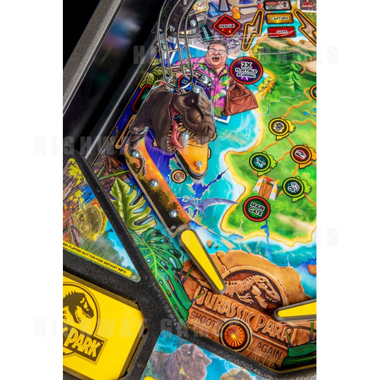 Jurassic Park Pinball Pro Edition (Stern) - Jurassic Park Playfield Artwork