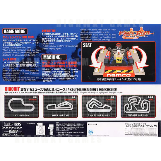 Kart Duel DX - Brochure Back