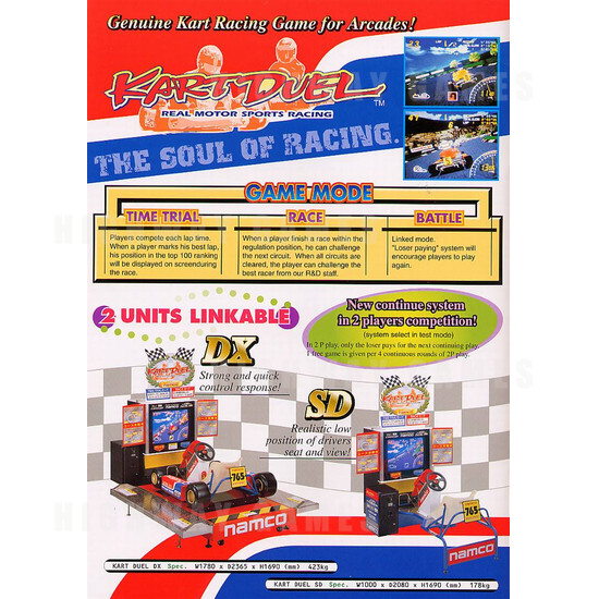 Kart Duel DX - Brochure Inside