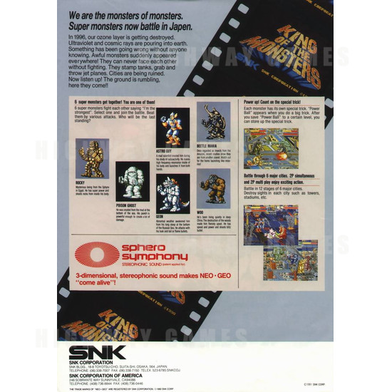 King of the Monsters - Brochure 2 121KB JPG