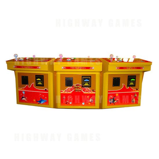 King of Treasures Plus 8 Player Arcade Machine - King of Treasures Plus 8 Player Arcade Machine - Side