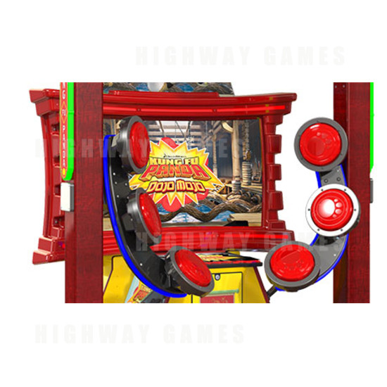 Kung Fu Panda Dojo Mojo Arcade Machine - Kung Fu Panda Dojo Mojo Pads