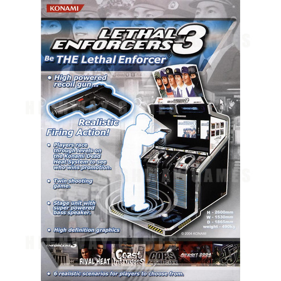 Lethal Enforcers 3 - Brochure Front