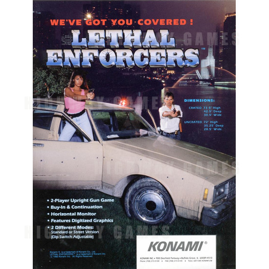 Lethal Enforcers - Brochure Front