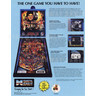 Lethal Weapon 3 Pinball Machine - Brochure Back