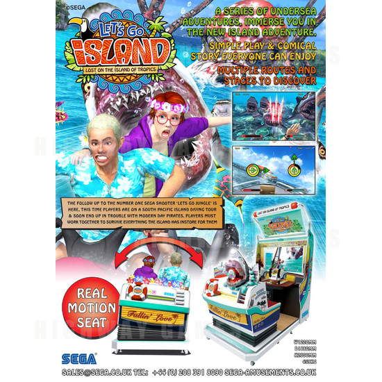 Lets Go Island Motion DX - Brochure Back