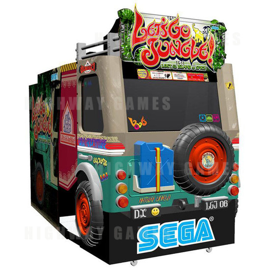 Let's Go Jungle DX Arcade Machine - Cabinet