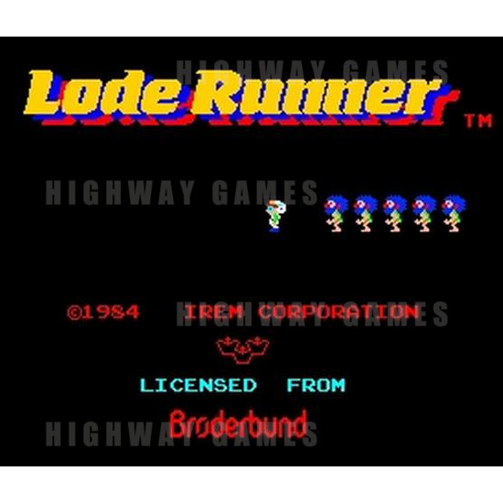 Lode Runner - Title Screen 19KB JPG
