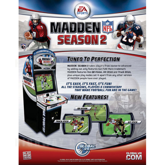 Madden NFL Football Season 2 - Brochure Front