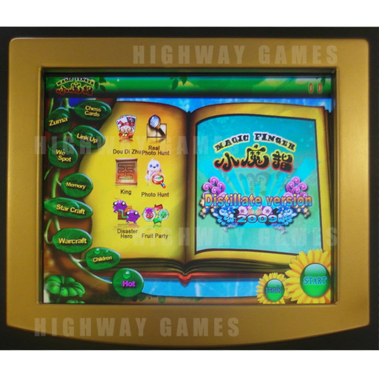 Magic Finger Multi Game Touch Arcade Machine - Screenshot