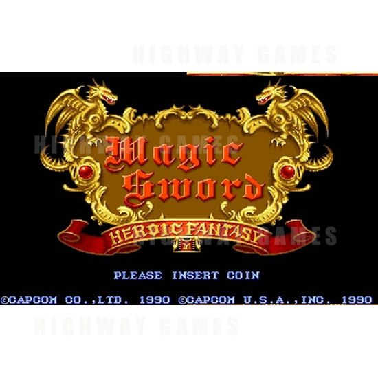 Magic Sword - Title Screen 49KB JPG