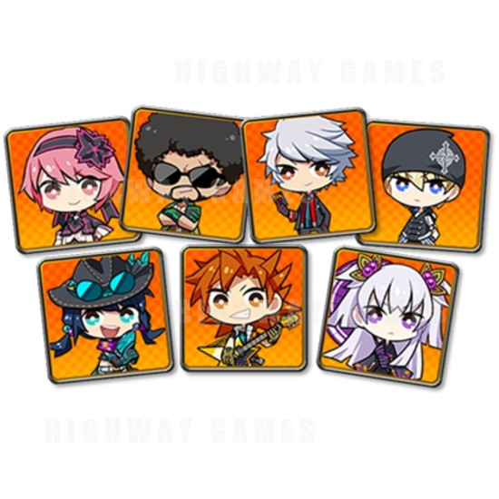 MaiMai Orange Rhythm Arcade Machine - MaiMai Orange Arcade Machine Characters