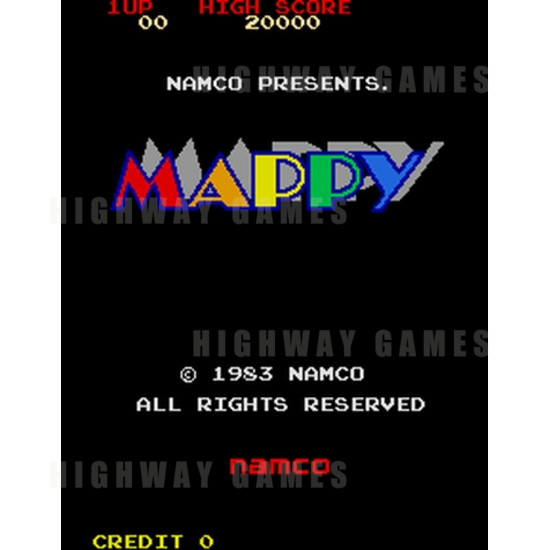 Mappy - Title Screen 52KB JPG