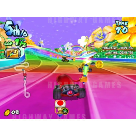 Mario Kart GP DX Arcade Machine - Screenshot