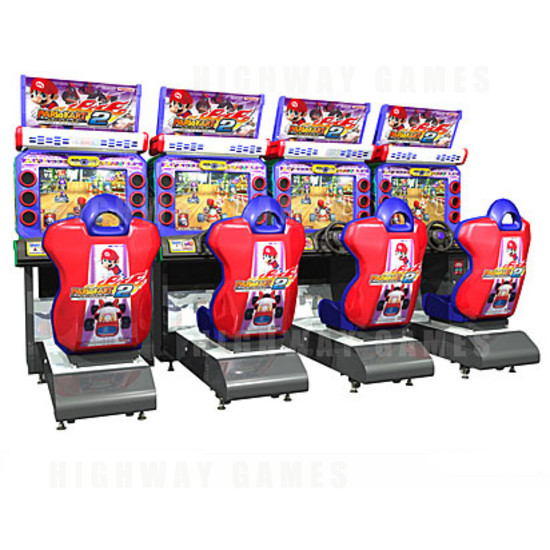 Mario Kart Arcade GP 2 Driving Machine - Linked Machines