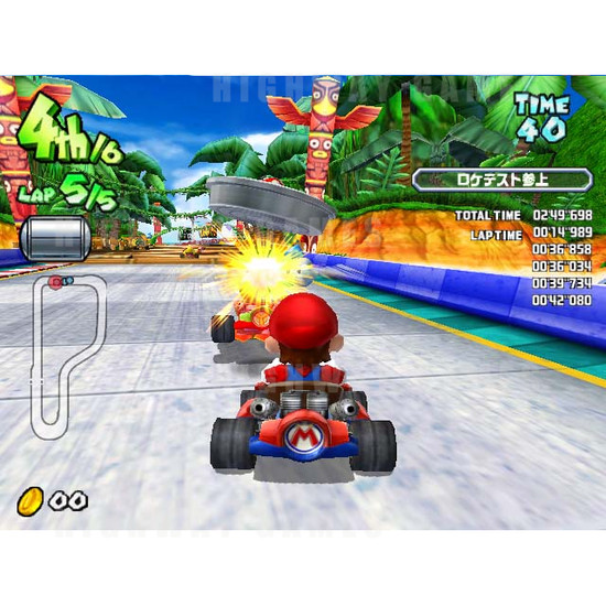 Mario Kart Arcade GP 2 Driving Machine - Screenshot
