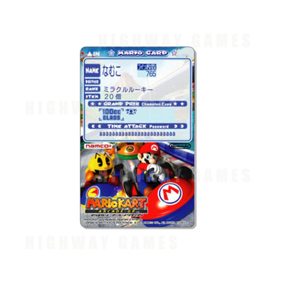 Mario Kart Arcade GP 2 Driving Machine - Mario Card