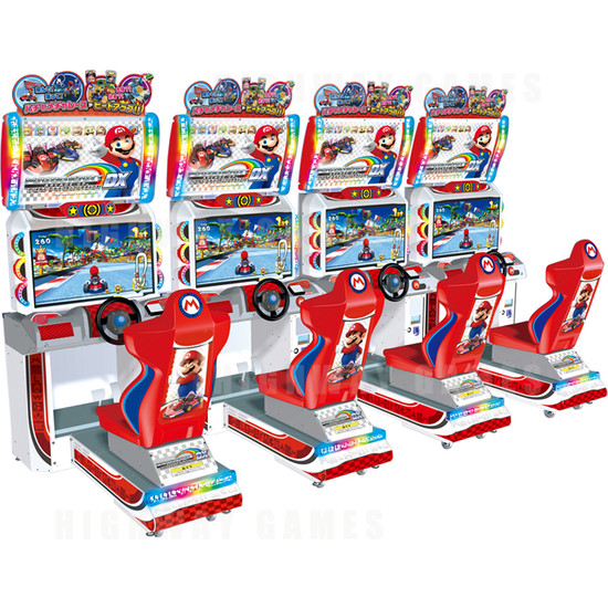 Mario Kart GP DX (3) Twin Arcade Machine - 2 Twin Units Linked