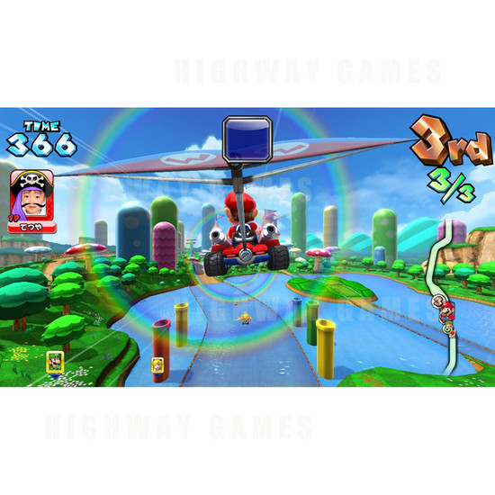 Mario Kart GP DX (3) Twin Arcade Machine - Screenshot 2