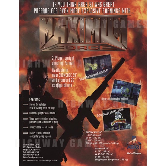 Maximum Force DX - Brochure