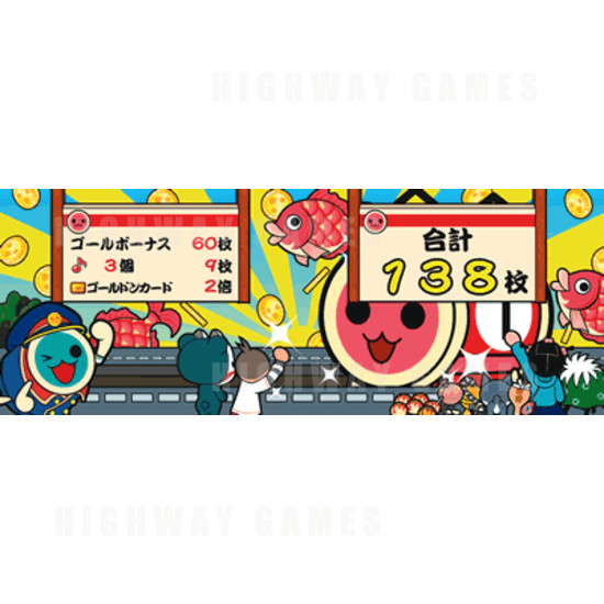 Medal no Tatsujin – Doki! Ooatari Darake no Sugoroku Matsuri Arcade Machine - Medal no Tatsujin Coin Pusher Arcade Machine Screenshot