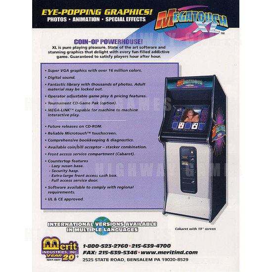 Megatouch XL - brochure 4 140kb JPG