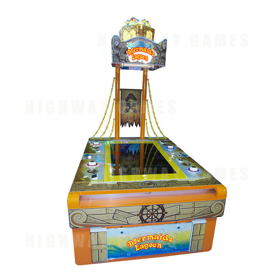 Mermaids Lagoon Ticket Redemption Arcade Machine - Angle View