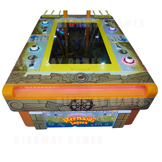 Mermaids Lagoon Ticket Redemption Arcade Machine - Top View