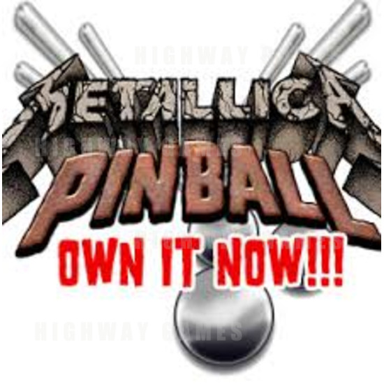 Metallica Pinball (Master of Puppets) Limited Edition Machine - Logo 2