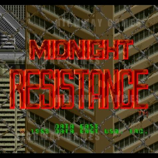 Midnight Resistance - Title Screen 43KB JPG
