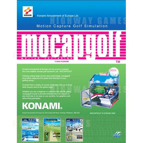 Mocap Golf - Brochure Back