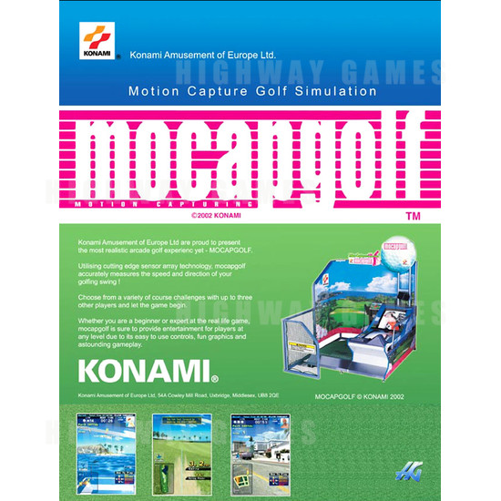 Mocap Golf - Brochure Back