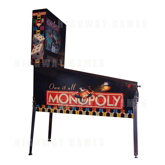 Monopoly Pinball (2001) - Left View