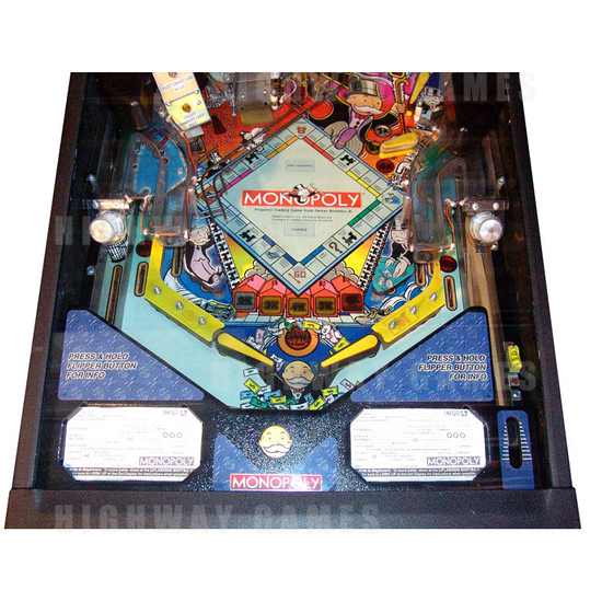Monopoly Pinball (2001) - Playfield Bottom