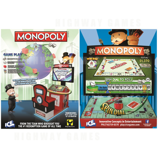 Monopoly Arcade Machine - Brochure