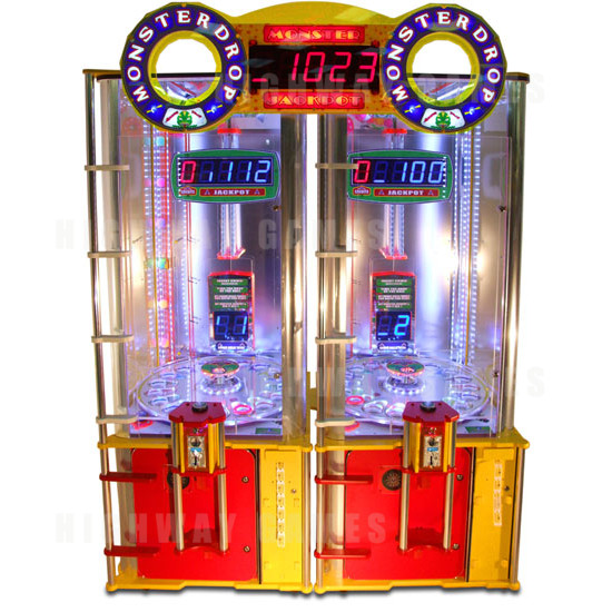 Monster Drop Ticket Redemption Machine - Monster Drop Two Player Cabinet