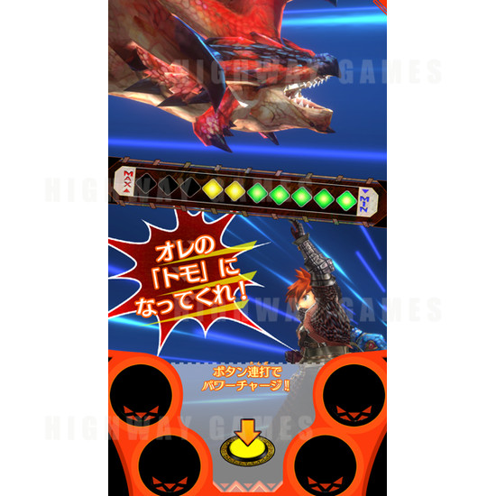 Monster Hunter Spirits Arcade Machine - Monster Hunter Spirits Arcade Machine Screenshot