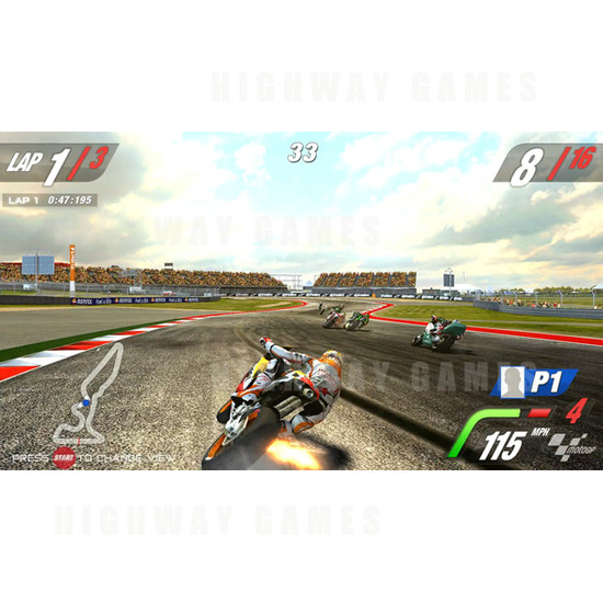 MotoGP Arcade Machine - MotoGP Screenshot - America