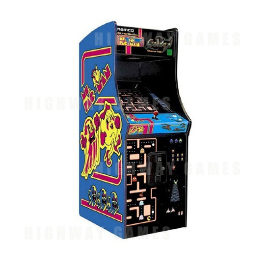 Ms. Pac-Man / Galaga - Upright Cabinet - Machine