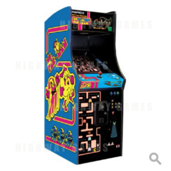 Ms. Pacman/Galaga 20th Anniversary Upright Cabinet - Pacman/Galaga 20th Anniversary Upright Cabinet 