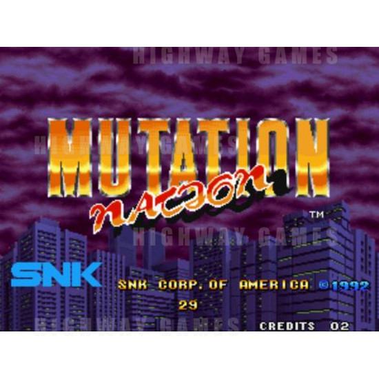 Mutation Nation - Title Screen 39KB JPG